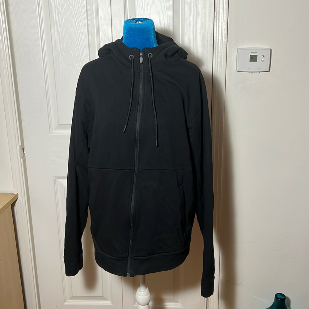 OLIVERS Black Cotton Full Zip Sweatshirt Men’s XL
